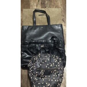 Designer Leather Bag Bundle Knomo Perlina Radley Lot of 4 Tote Backpack FLAWS